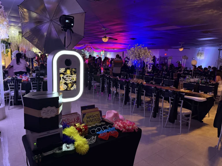 Prints Photo Booth Rental at a Sweet 16